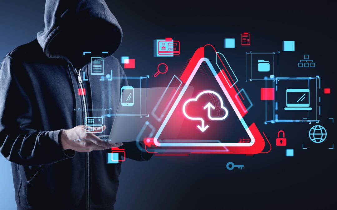 Hacker robando datos